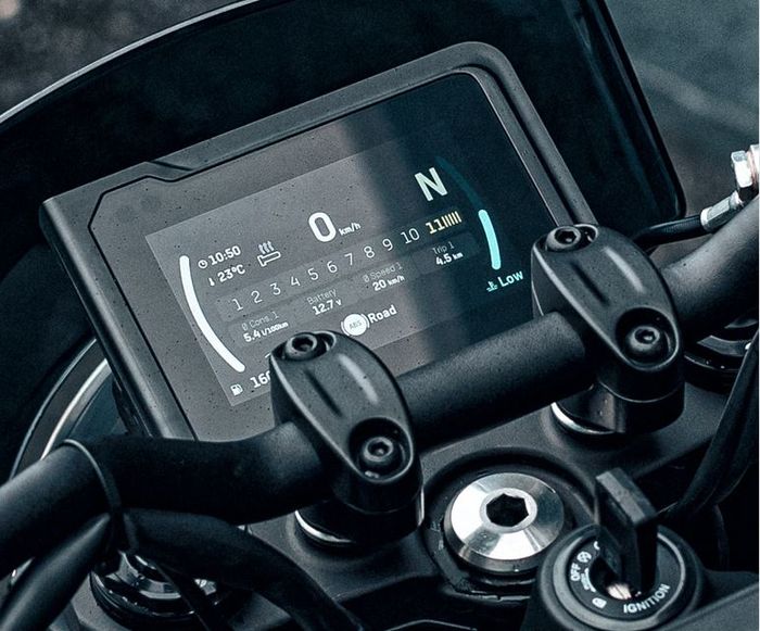 panel instrumen digital Husqvarna Svartpilen 125 2024