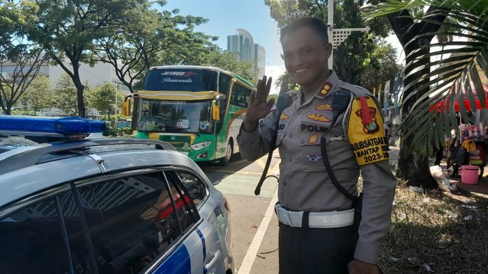 Kasat Pamwal Ditlantas Polda Metro Jaya, AKBP Ojo Ruslani 