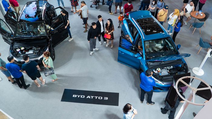 BYD Atto 3 di pameran Mall Kelapa Gading Jakarta