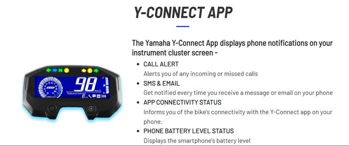 fitur Y-Connect pada Yamaha FZ-X 2024