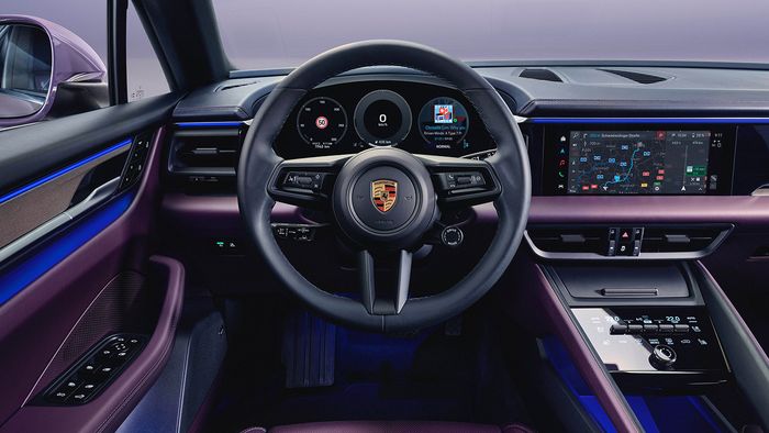 Interior Porsche Macan Electric.