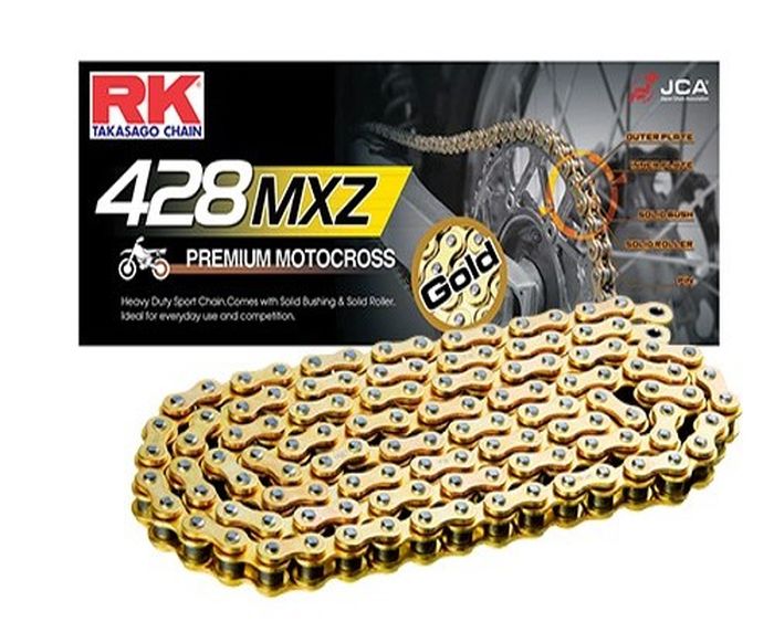 untuk kelas offroad ada RK Chain MXZ, HMX dan MXZ5