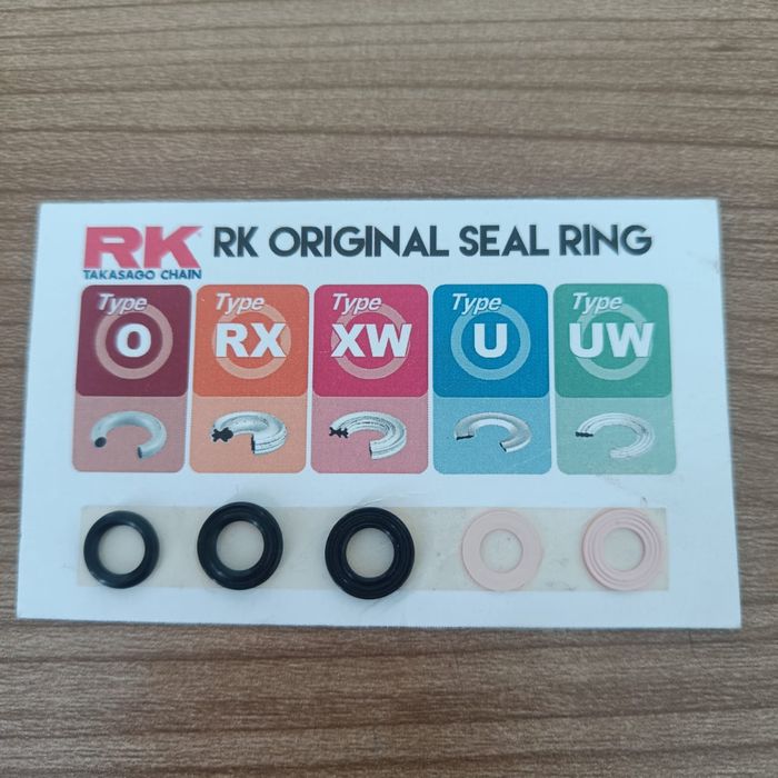 Macam-macam sil atau ring karet pada rantai RK Chain 