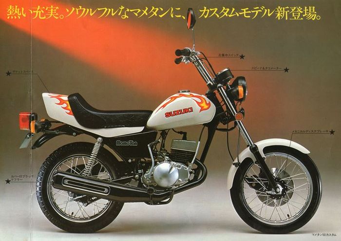detail tampilan Suzuki Mame-Tan 50