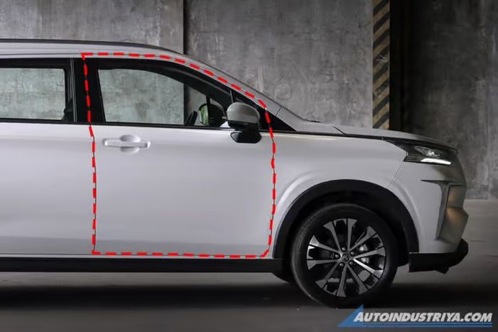 Titik pengelasan side impact beam Toyota Veloz bermasalah di Filipina.