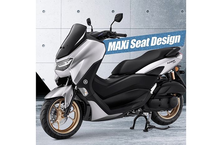 Desain jok Yamaha NMAX 155 kini lebih empuk dan luas.