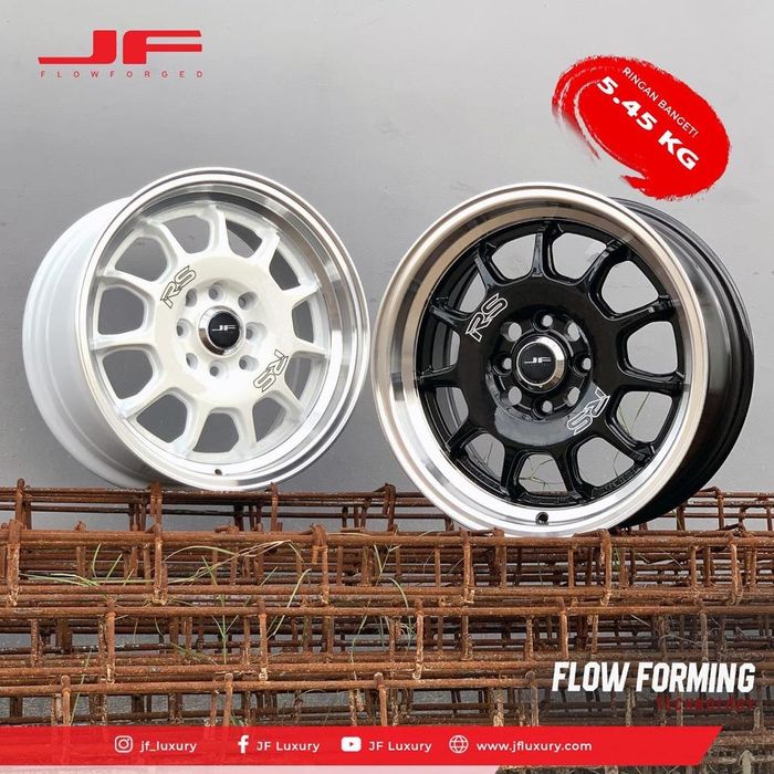 Pelek flow form JF Luxury RS 11 punya bobot enteng