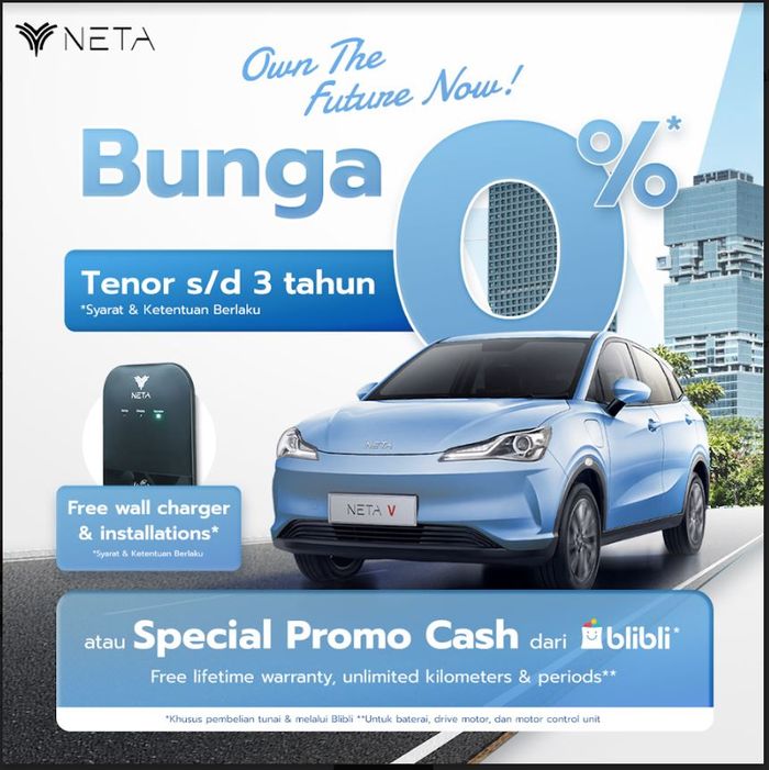 Promo pembelian mobil listrik NETA V