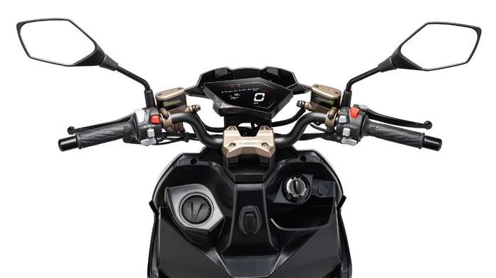 dibekali panel instrumen digital serta pengisian bensin dari depan