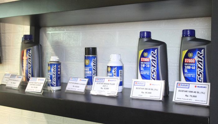 Diskon 15% untuk pembelian spare parts Suzuki Genuine Parts (SGP),  namun tidak termasuk busi dan filter oli