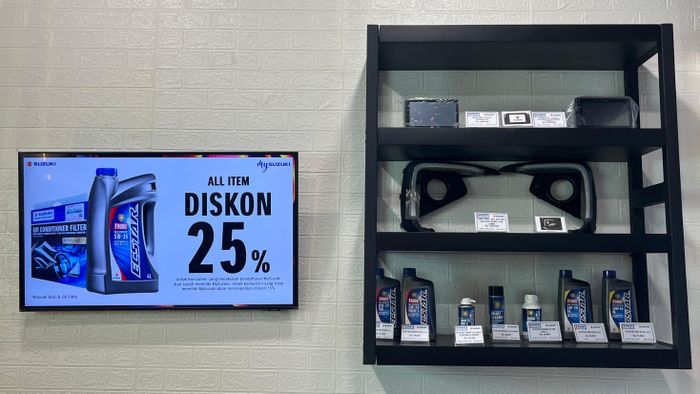 Promo di booth Spare Part Suzuki 