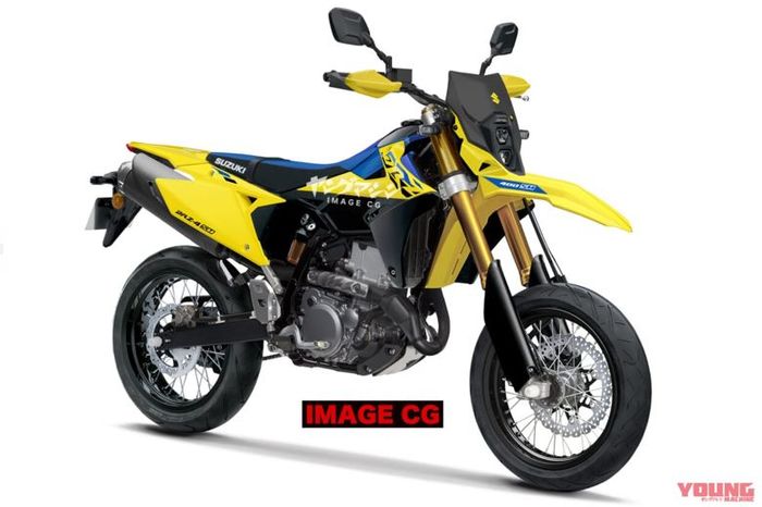 renderan Suzuki DR-Z400SM versi supermoto