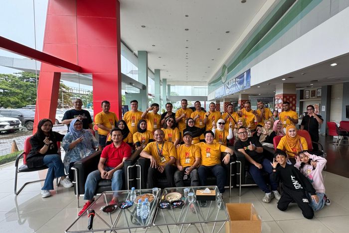 Komunitas ID42NER awali 2024 dengan touring di Palembang, termasuk melahap medan off road juga pakai Toyota Fortuner.