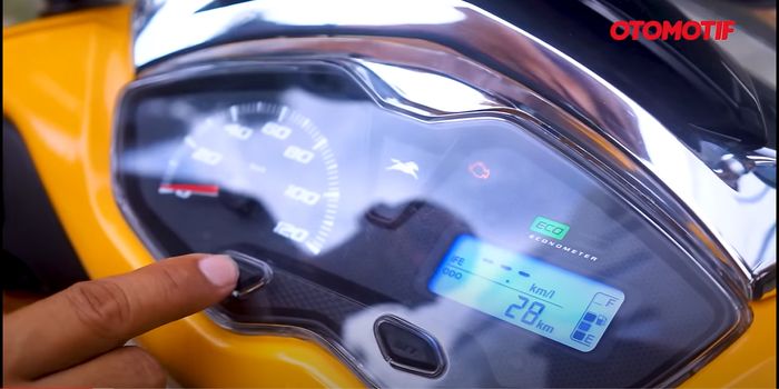 Speedometer baru TVS Callisto 125 paduan analog dan digital