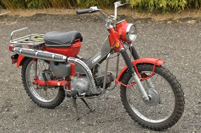 detail tampilan Honda CT90