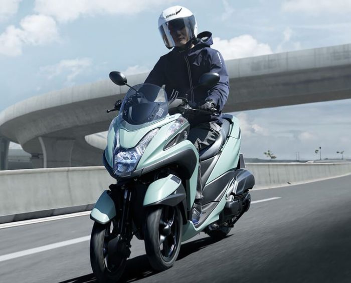 teknologi LWM di Yamaha Tricity 155 diklaim dapat meningkatkan keselamatan berkendara tanpa mengorbankan handling