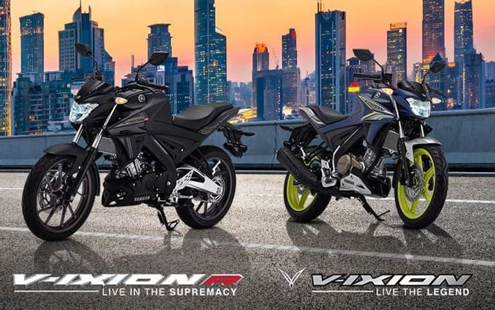 Perbedaan tampilan Yamaha V-Ixion R 155 dan V-Ixion