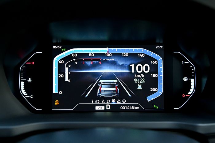 Instrumen baru Mitsubishi Pajero Sport facelift yang diambil dari XForce.