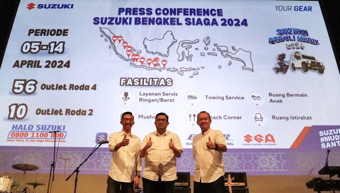 Press Conference Bengkel Siaga Suzuki 2024 di Bekasi, Jawa Barat (28/3/2024)