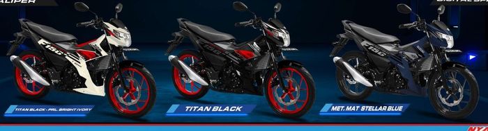pilihan warna Suzuki Satria F150