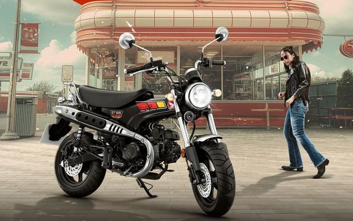 detail tampilan Honda Dax 1978 Special Edition