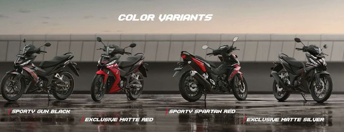 pilihan warna Honda Supra GTR 150