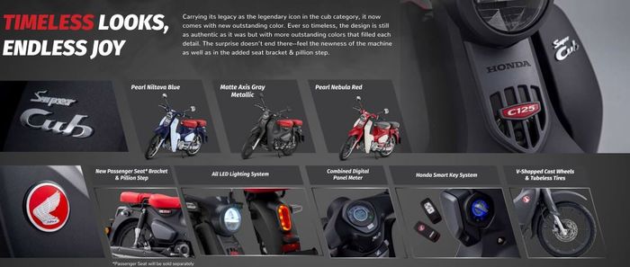 fitur Honda Super Cub C125
