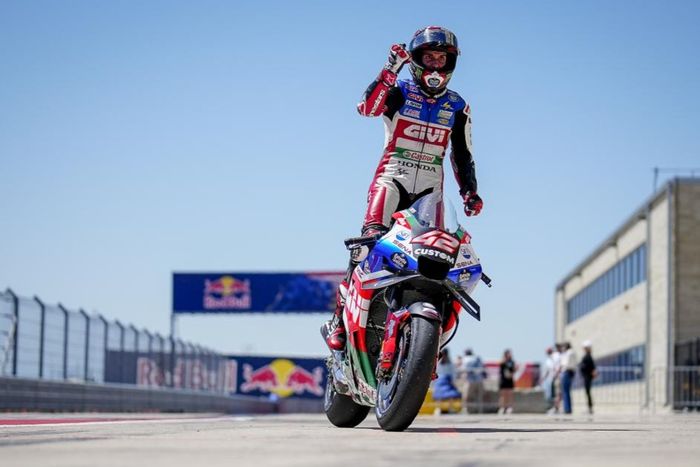 Alex Rins sukses memenangkan MotoGP Amerika di COTA pada 2019 dan 2023, yang terakhir di atas motor yang sama dengan Marc Marquez.
