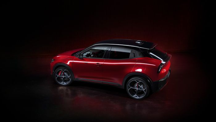 Alfa Romeo Junior Elettrica memiliki tampilan terbaru khas Alfa Romeo.