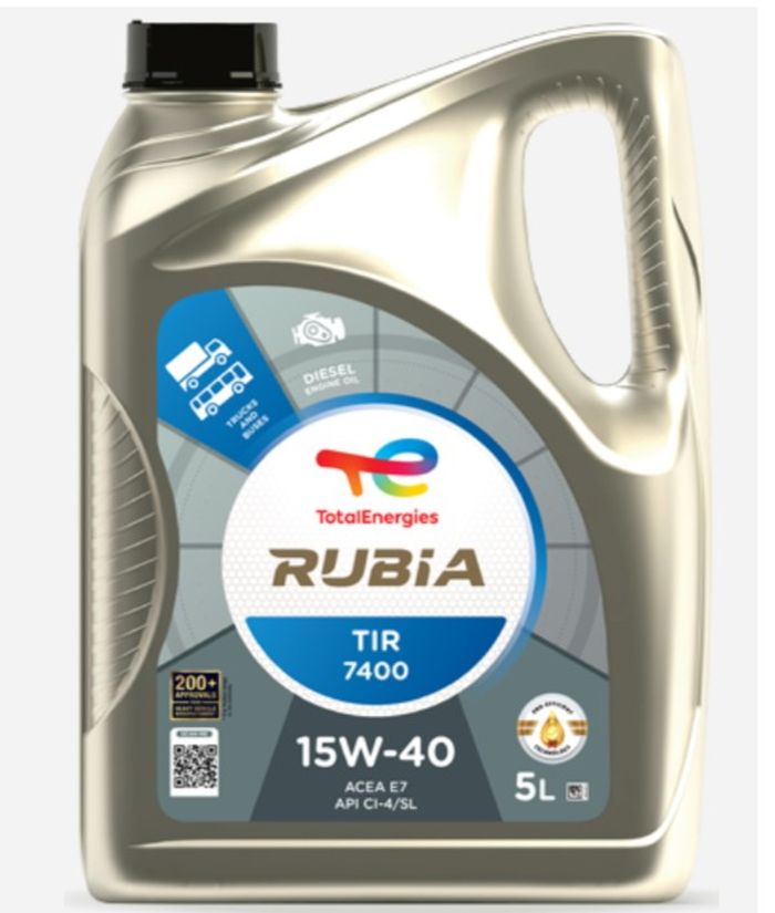 ILUSTRASI oli diesel keluaran Total