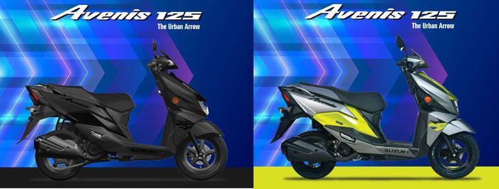 pilihan warna Suzuki Avenis 125 model year 2024