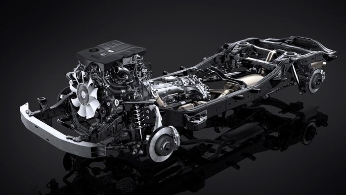 Salah satu perbedaan pada Lexus GX 550 adalah mesin V35A-FTS dari Land Cruiser 300.