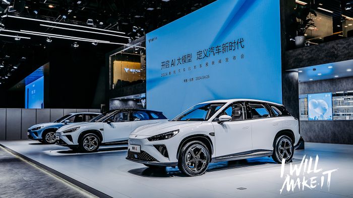 Jajaran Neta L di Auto China 2024.