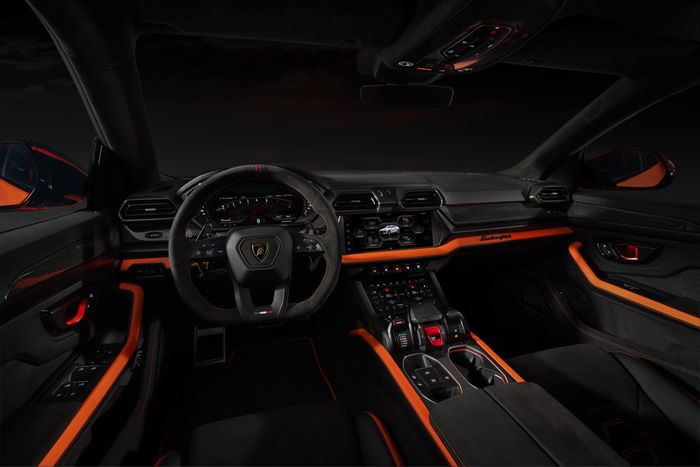 Interior Lamborghini Urus SE.