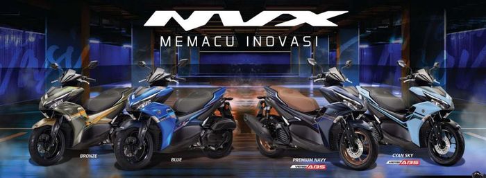pilihan warna Yamaha NVX 2024, bisa jadi acuan modifikasi Aerox di Indonesia