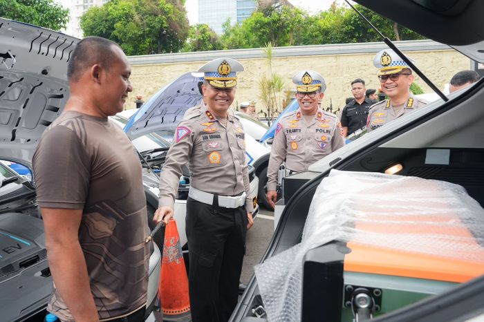 Kensaraan dinas Korlantas untuk kawal World Water Forum (WWF) ke-10 di Bali