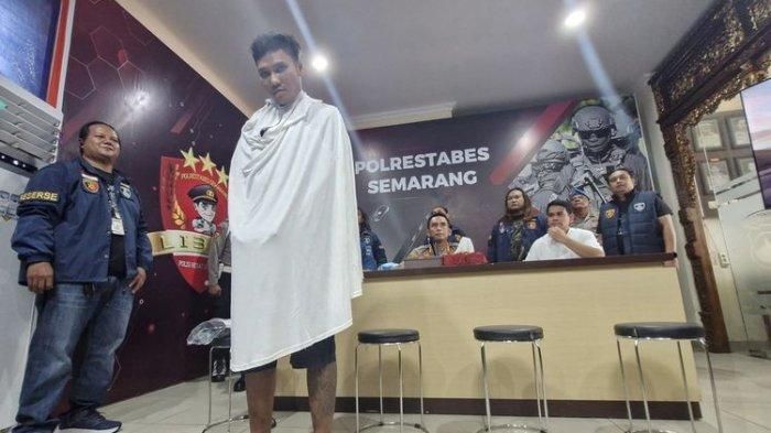 Viral pria berdaster yang gasak motor di Semarang 