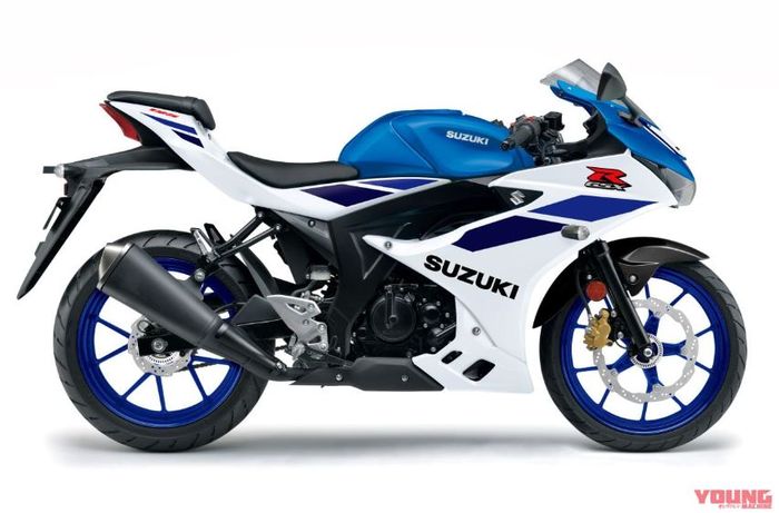 detail livery Pearl Brilliant White x Metallic Triton Blue