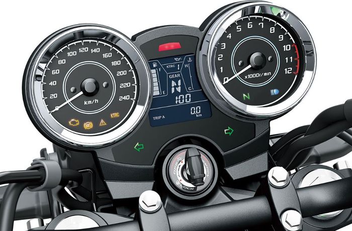 detail panel instrumen Kawasaki Z650RS