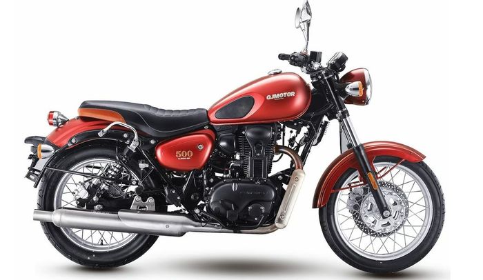 detail tampilan QJMotor SRC 500