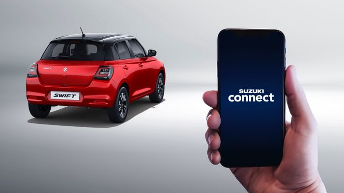 Suzuki Connect sudah standar di Suzuki Swift dan Baleno.