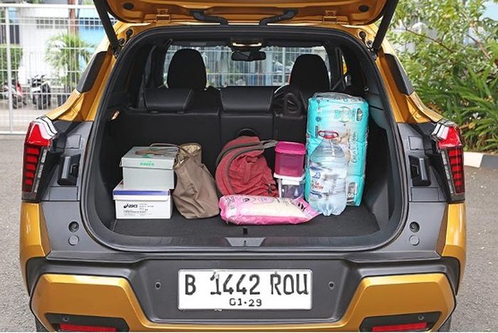 Mitsubishi Xforce memiliki bagasi luas 