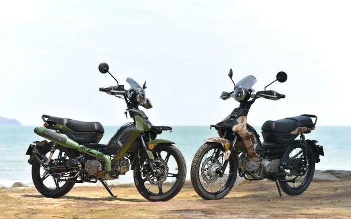 Aveta Ranger Cub Cross punya dua varian, Standart (kiri) dan Special Edition (kanan)