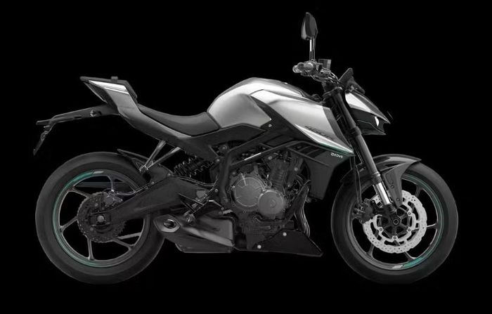 tampilannya menganut desain streetfighter sporty