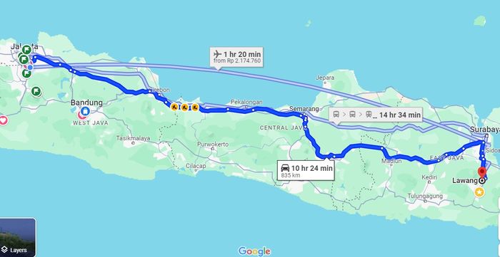 Dengan tangki penuh dan baterai penuh, BYD Shark secara teori punya jarak tempuh Jakarta-Lawang.