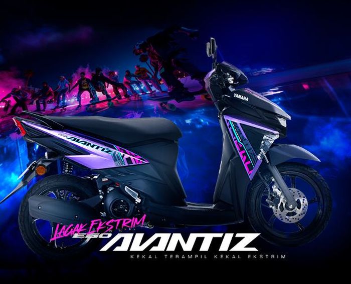 detail striping baru Yamaha Ego Avantiz 2024