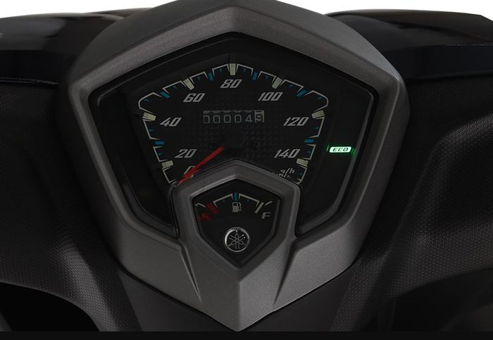 panel instrumen analognya memiliki eco indicator