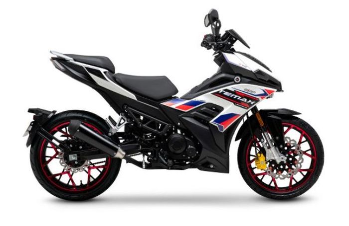 lekukan bodinya bergaya street figter seperti motor sport non fairing