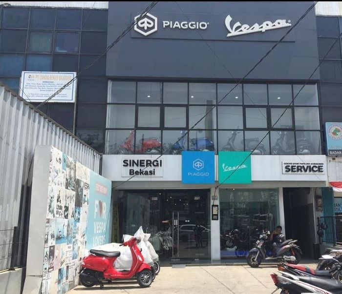 Dealer dan bengkel resmi Vespa Piaggio Sinergi Bekasi