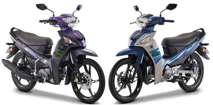 Yamaha EZ115 warna Purple dan Blue